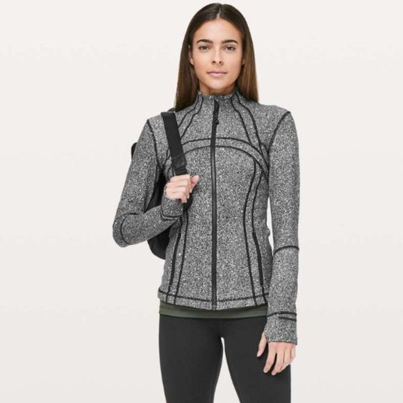 lululemon athletica Jackets & Blazers - Lululemon | Define Jacket | Splatter Black and White